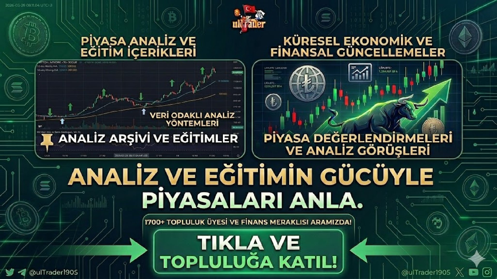 ulTrader Kripto ve Borsa