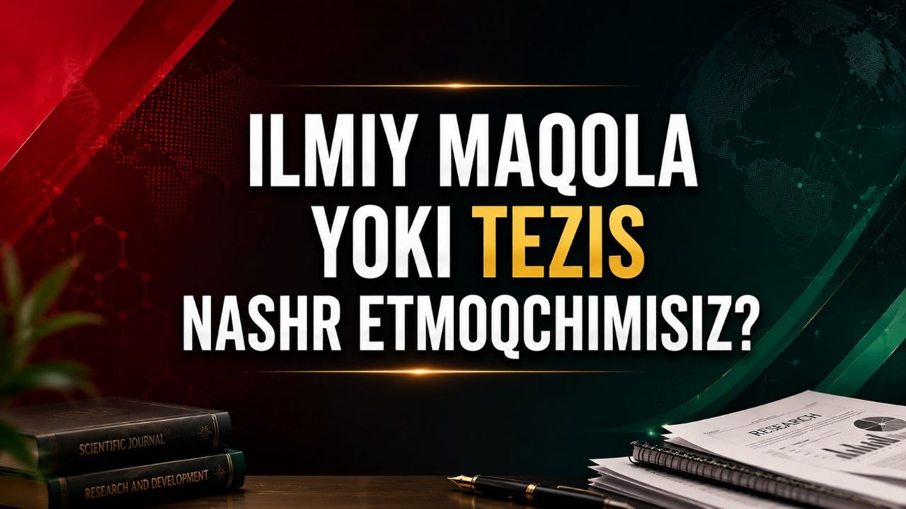 Ilmiy maqolalar nashr etish