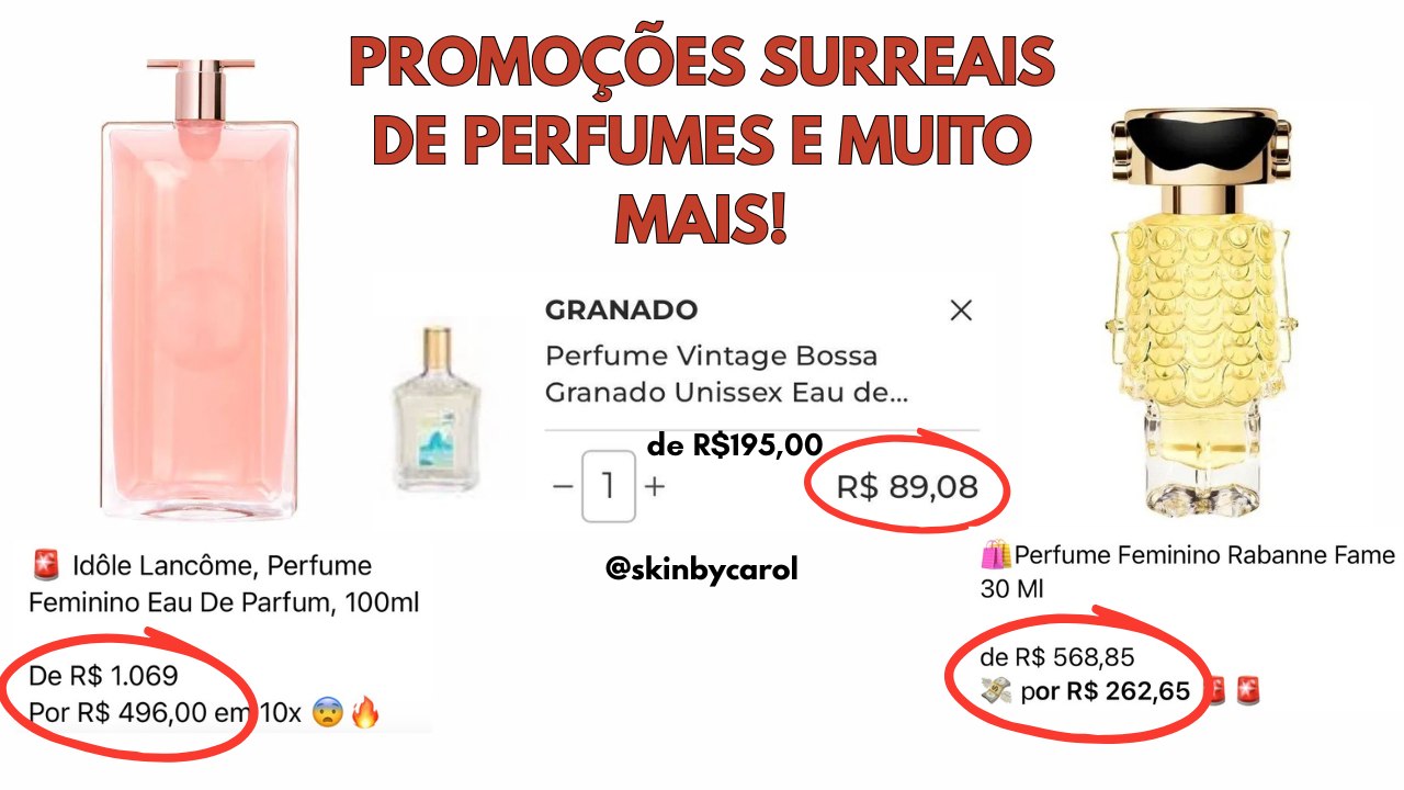 Promoções Skinbycarol 🚨